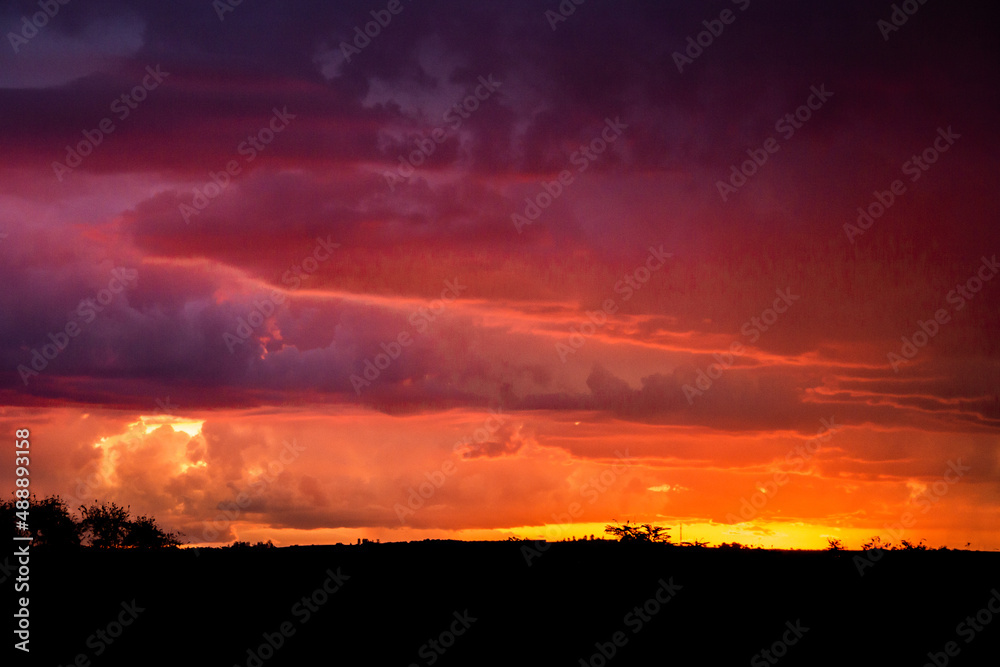 Sundown Landscape Sunset 