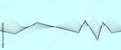 Abstract wave lines vector design concept can be used for background, backdrop, flyer, illustration, website background, landing page background, desktop background.