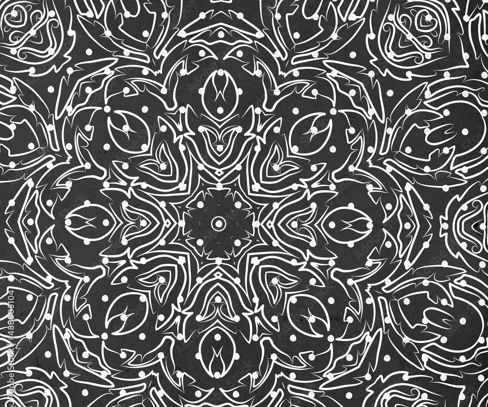 Fototapeta premium Abstract illustration of colorful pattern