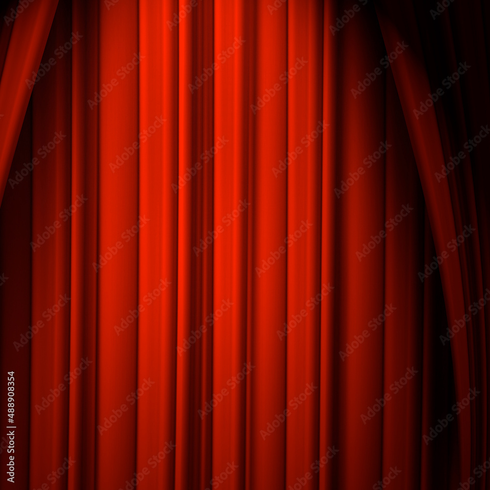 Fototapeta premium red curtain background