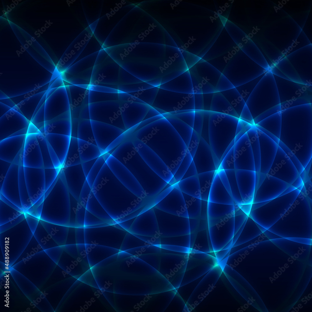 Obraz premium Glowing circles