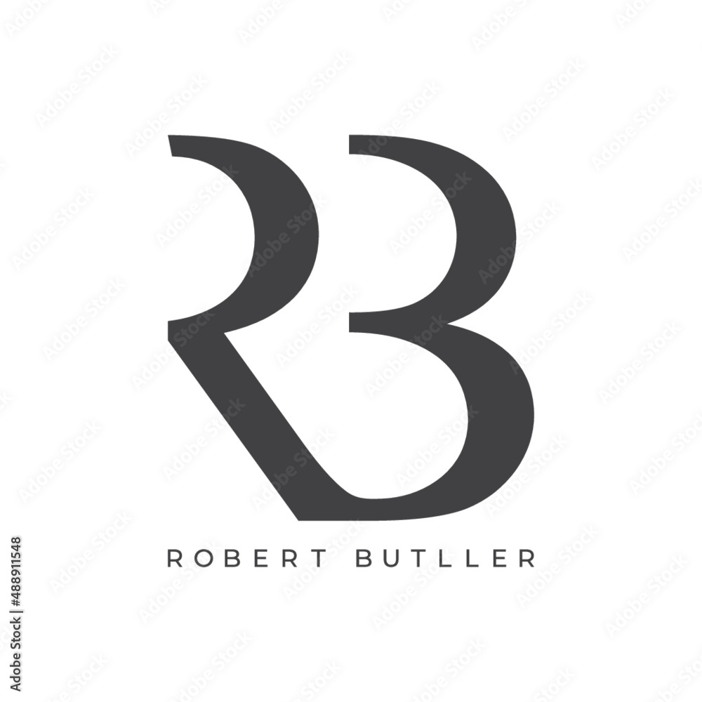 R B Minimal logo for company or Person. R B Minimal logo for company or Person.
