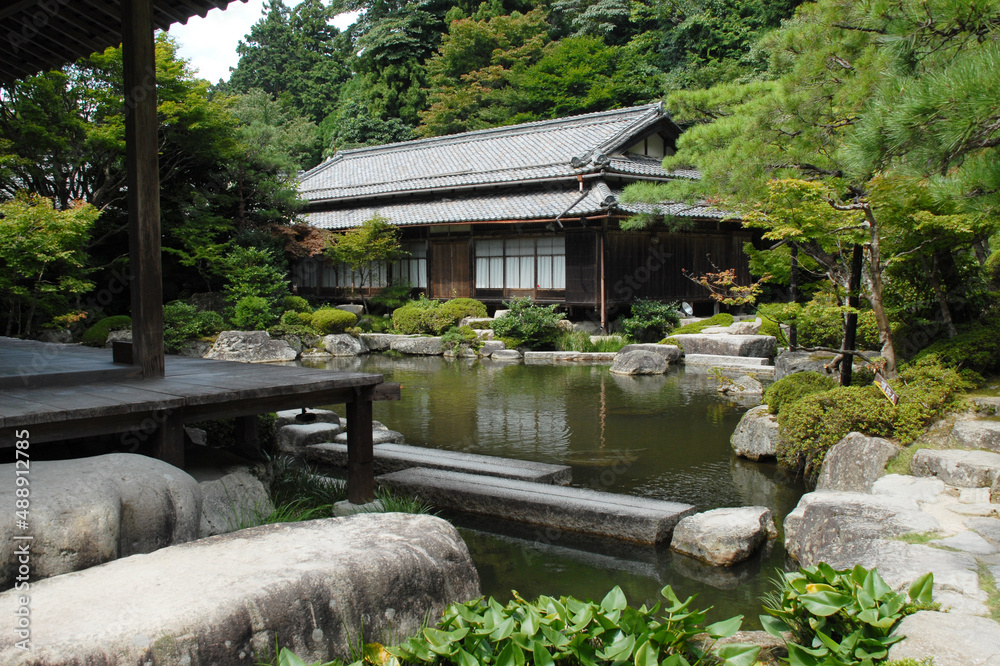 百済寺　庭園と書院　 滋賀県東近江市