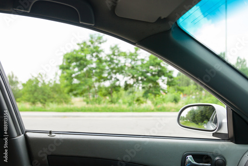 Interior of car