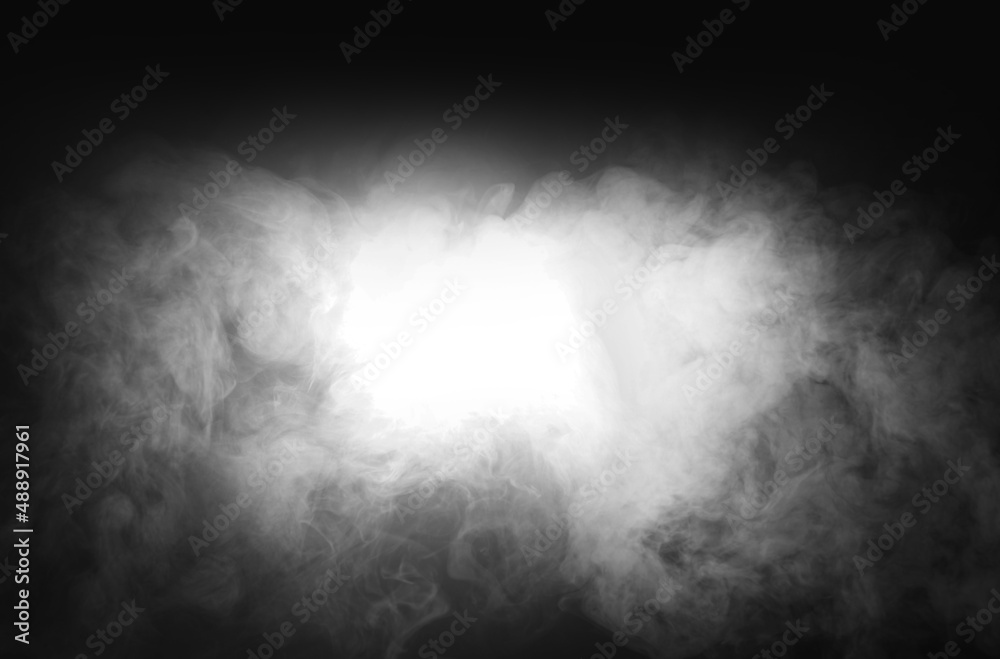 Smoke over black background. Fog or steam texture. Smoke over black background. Fog or steam texture.