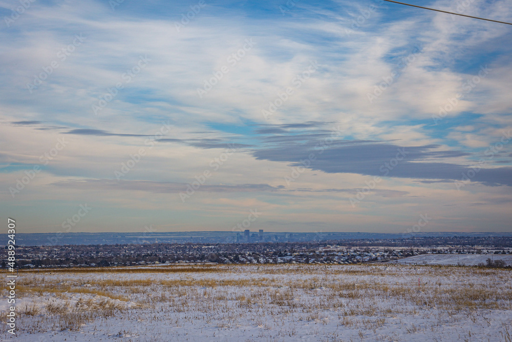 wonderful winter landscape in Colorado