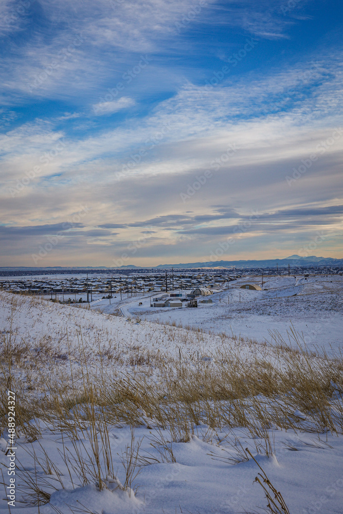 wonderful winter landscape in Colorado