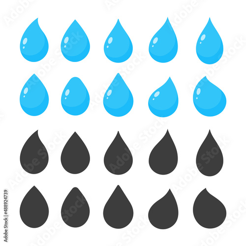 clean water droplets water conservation concept on world water day