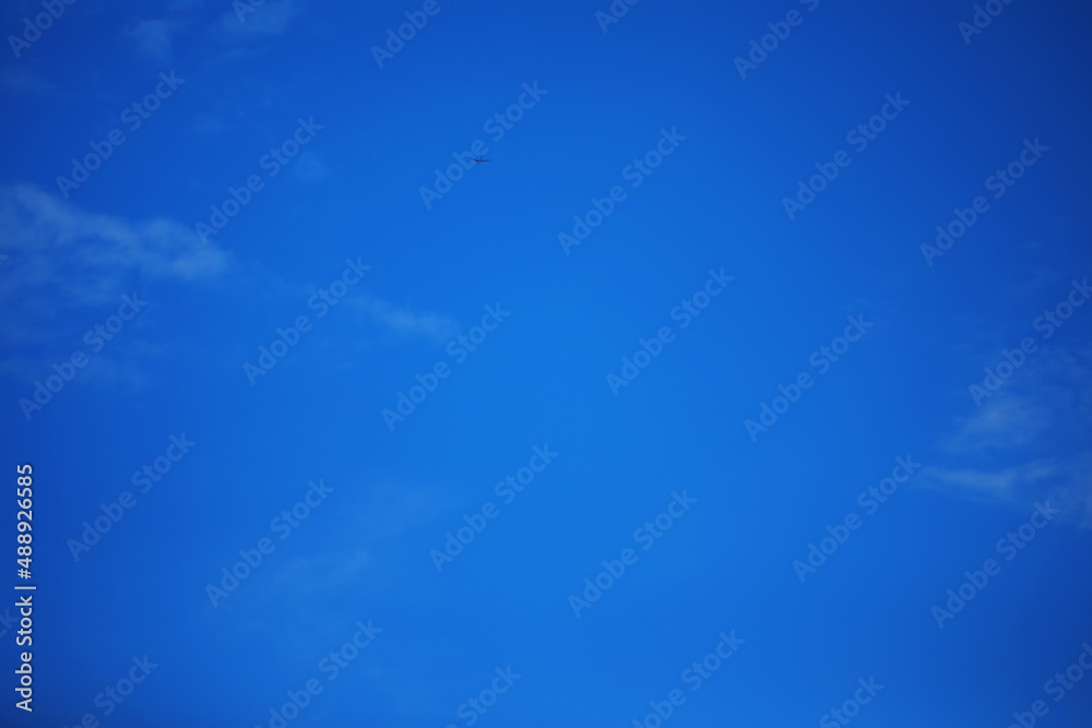 High clouds in the summer sky. Sky background. Meteorological observations of the sky. High clouds in the summer sky. Sky background. Meteorological observations of the sky.