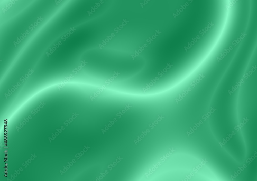 Obraz premium Blurred shiny dark green metal plate texture background. Defocused emerald art abstract metallic gradient backdrop