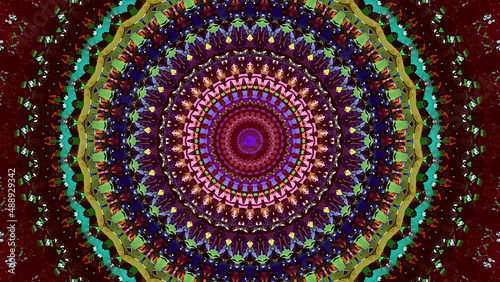 Abstract multicolored textural background kaleidoscope.