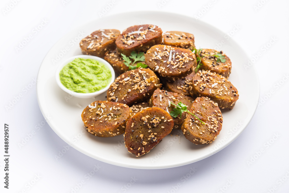 Gujarati snack muthiya or muthia Gujarati snack muthiya or muthia