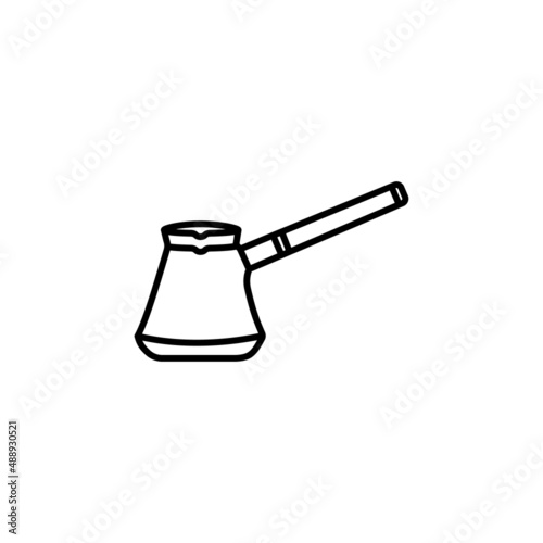 Coffee Turk icon in vector. Logotype