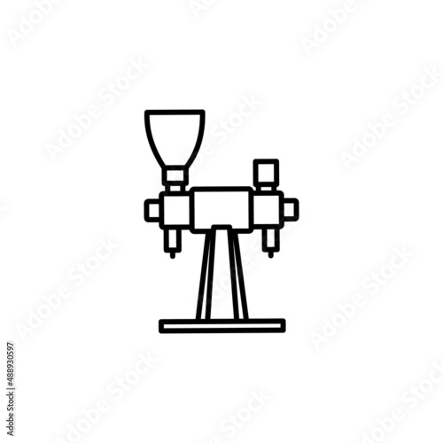 Coffee Grinder icon in vector. Logotype