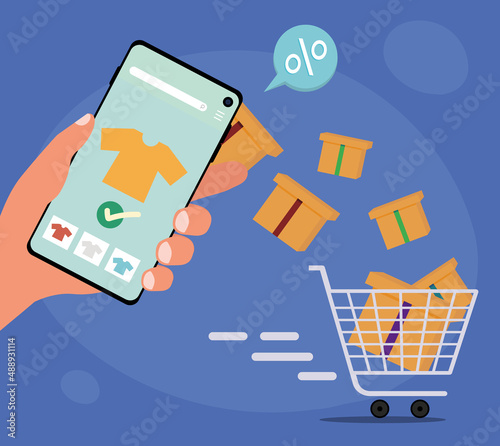 shopping online ordering