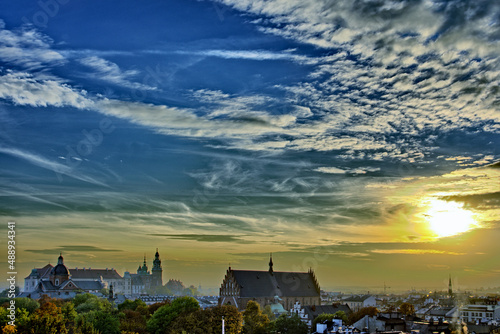 Kraków skyline