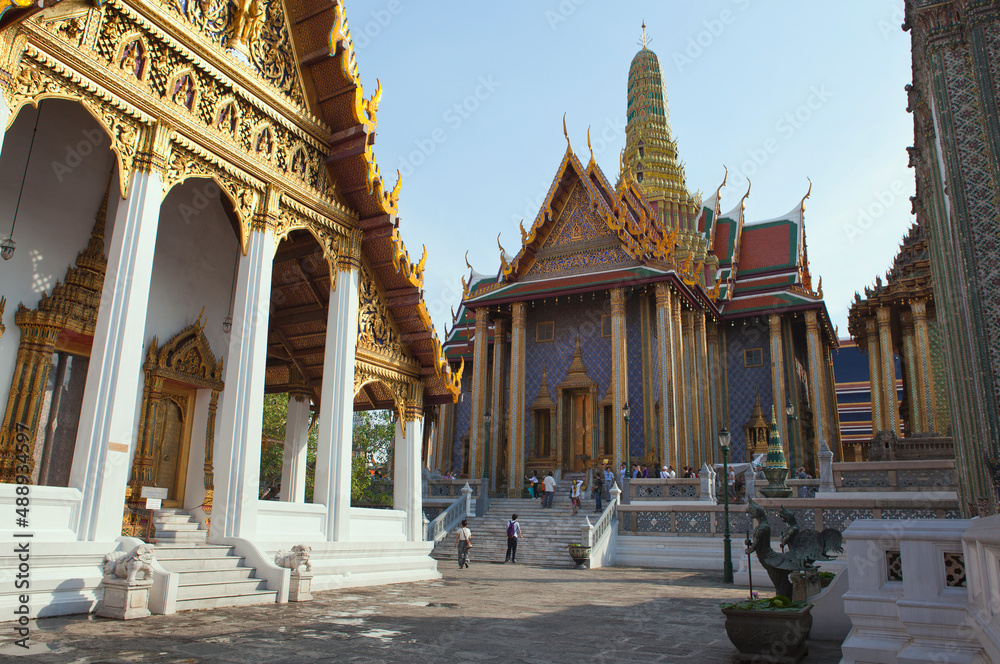 The Grand Palace  is a complex of buildings at the heart of Bangkok, Thailand.