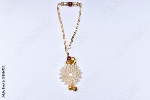 beautiful lumba rakhi on the occasion of raksha bandhan symbol of brother and sister love