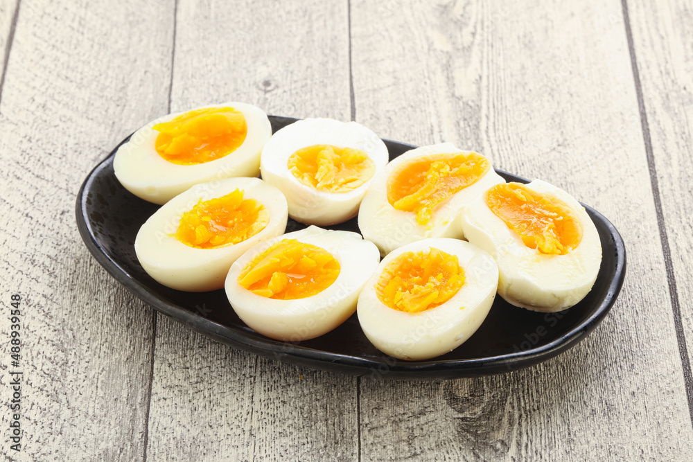 Boiled chicken egg for breakfast Boiled chicken egg for breakfast