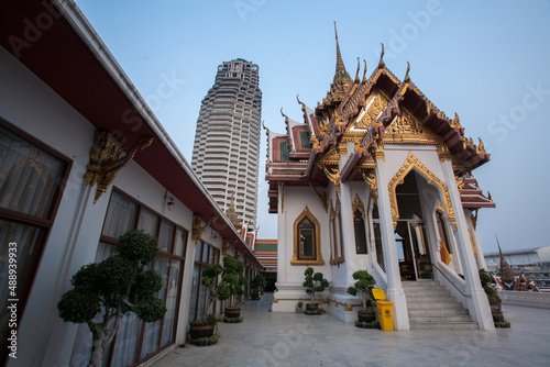 Wat Yannawa Temple, Bangkok, Thailand photo