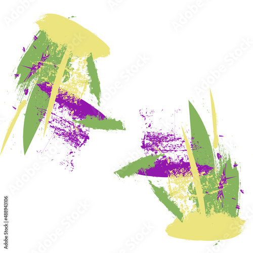 Modern artistic illustrative pattern. Seamless pattern. Fashionable design template.