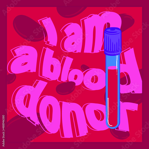 Blood donor manifest illustration