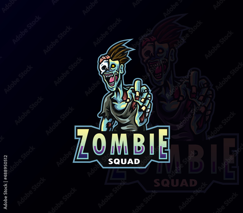 zombie logo mascot vector. zombie character logo for e-Sports team
zombie logo mascot vector. zombie character logo for e-Sports team