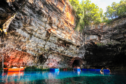 Greece, Ionian Islands, Cephalonia, Cave of Melissani