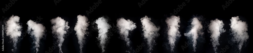 Abstract smoke on a dark background . Isolated . Abstract smoke on a dark background . Isolated .