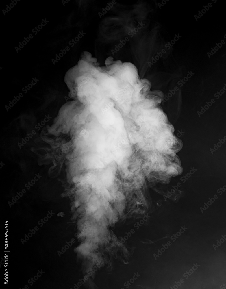 Abstract smoke on a dark background