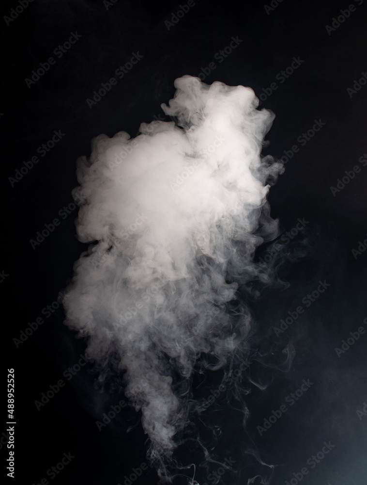Abstract smoke on a dark background