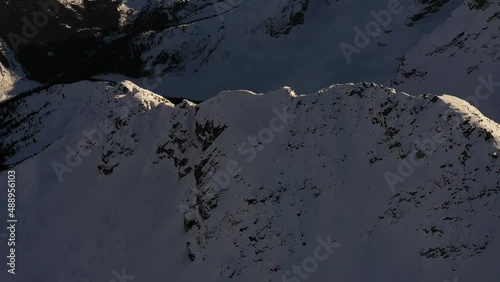 Summit of Chief Pascall with Vantage peak in the background, Pemberton BC, Canada photo