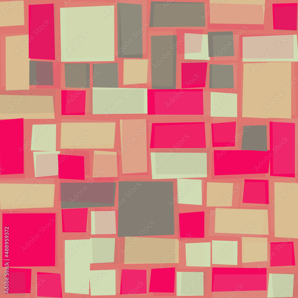 Offset Quads generative art background art illustration