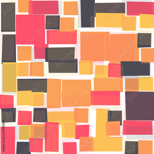 Offset Quads generative art background art illustration