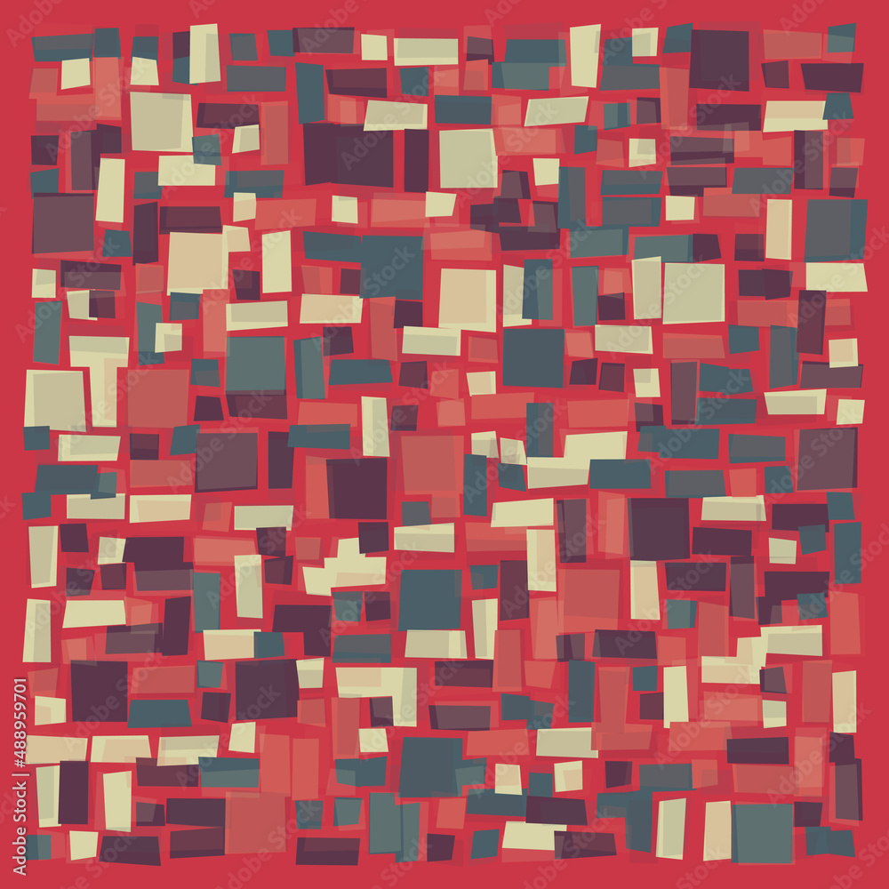 Offset Quads generative art background art illustration Offset Quads generative art background art illustration