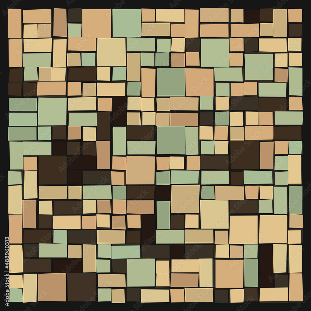 Offset Quads generative art background art illustration Offset Quads generative art background art illustration