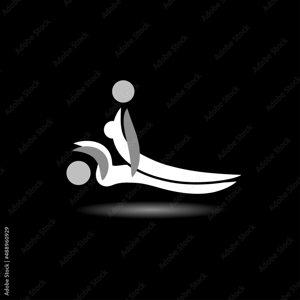 Kama Sutra sex pose man and woman in love. Yoga time to sex. Vector illustration
