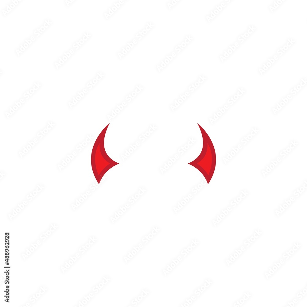 Devil horn Vector icon Devil horn Vector icon