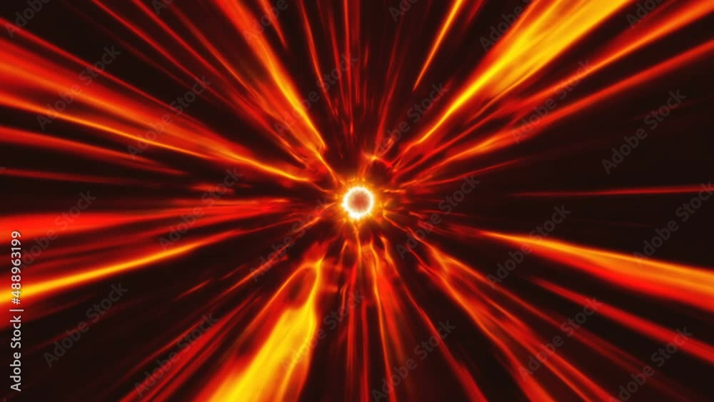 Orange Flame Tunnel Orange Flame Tunnel