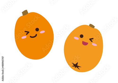 びわ　キャラクター　線なし