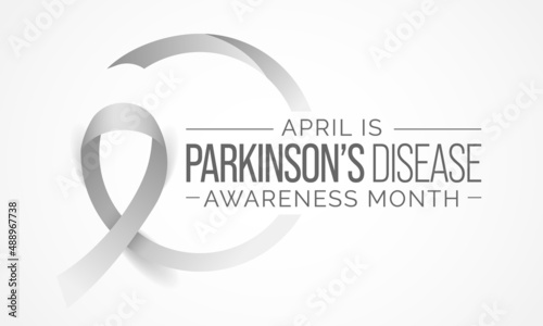 Parkinson's Disease awareness month is observed every year in April, is a brain disorder that leads to shaking, stiffness, and difficulty with walking, balance, and coordination. Vector illustration