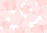 背景　桜の花柄　ピンク