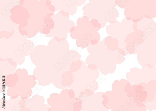 背景 桜の花柄 ピンク