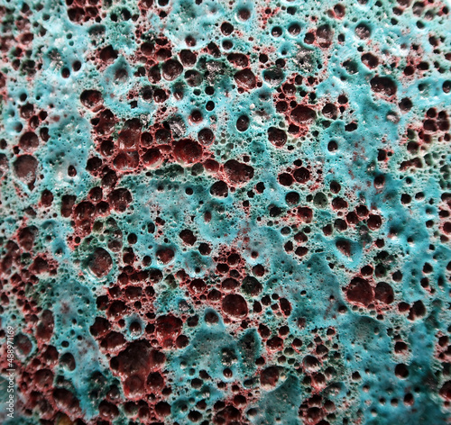 glasierte keramische Oberfläche - glazed ceramical surface photo