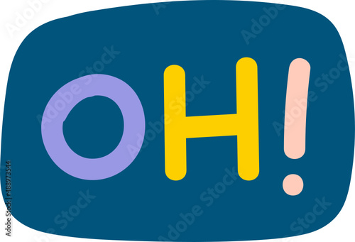 fun stickers emoji and doodle illustration