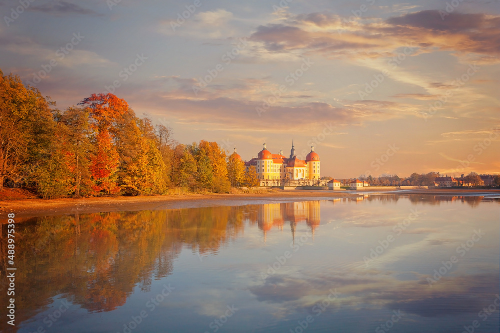 Schloss Moritzburg bei Dresden, Deutschland Schloss Moritzburg bei Dresden, Deutschland