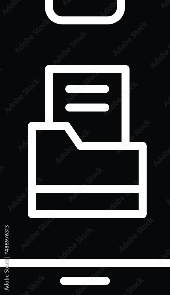 Folder Vector Icon Design Illustration Folder Vector Icon Design Illustration