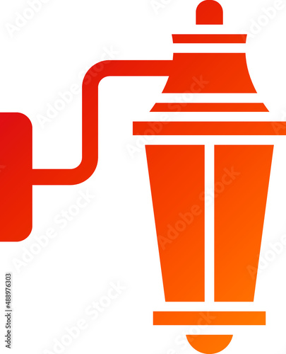 Wall Lamp Icon Style