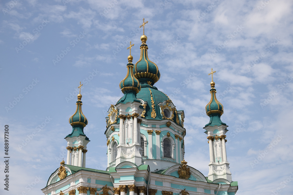 St Andrews Church in Kiev, Ukraine