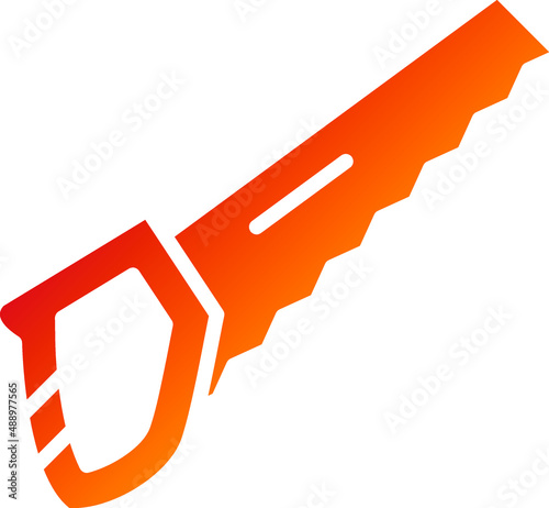 Hand Saw Icon Style